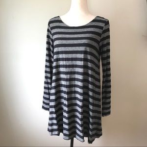 Free People Low Back Striped Tunic/Dress